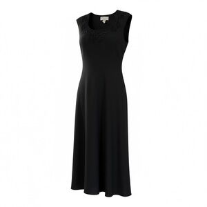 Jones New York Black Midi Dress Size 10. Beautiful!
